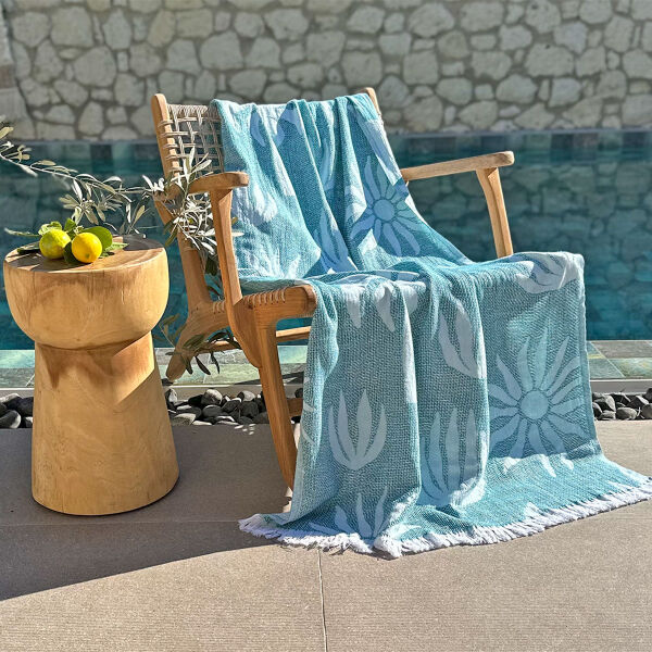 Hamamdoek Palm Beach Seagreen-Mint