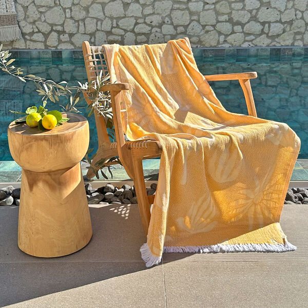 Hamamdoek Palm Beach Yellow-Yellow
