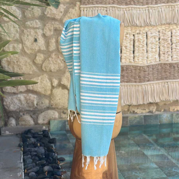 Hamamdoek, Hammamtowel, Hamamtuch, Fouta, Travel Turquoise