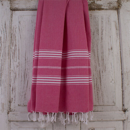 Hamamdoek Ottomania extra lang  Fuchsia