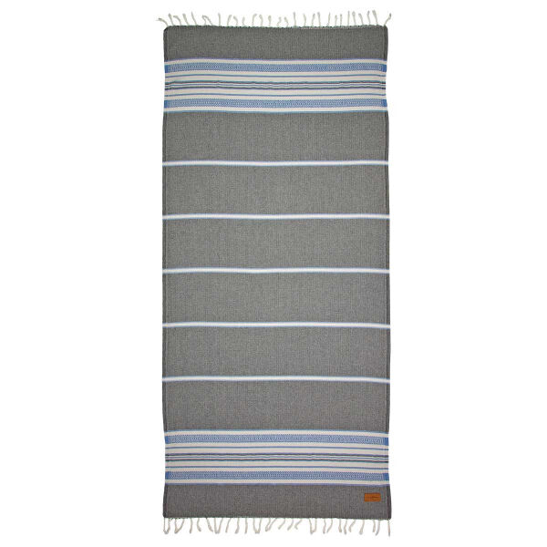 Hamamdoek Sea Me Black Blue