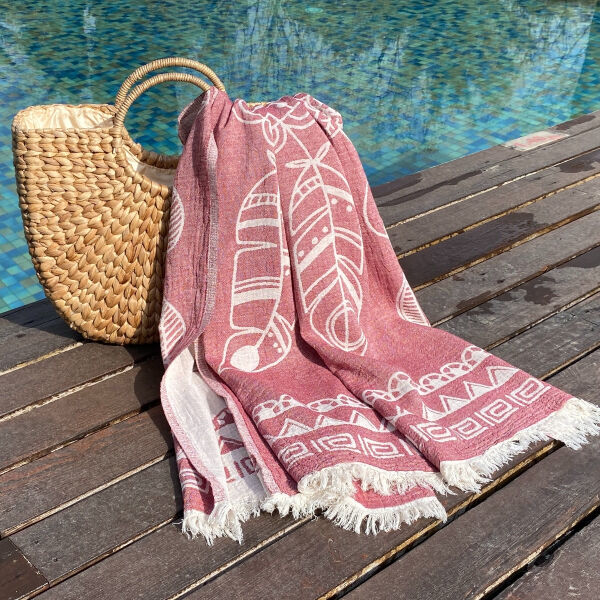 Hamamdoek Dreamcatcher Dark Red