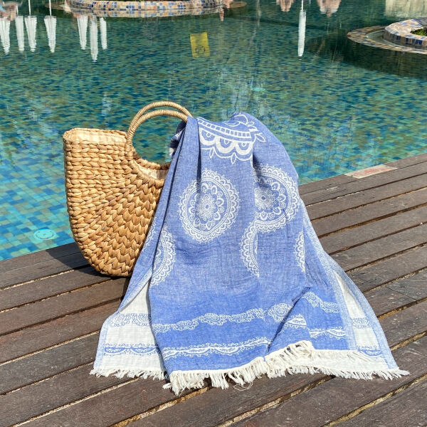 Hamamdoek Bohemia Blue