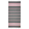 Hamamdoek, Hammam towel, Hamamtuch, Serviette de plage Sea Me Black Fuchsia