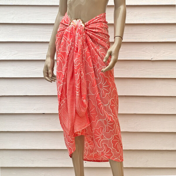 Pareo Batik met Gesp Life is better at the beach 