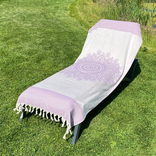 Hamamdoek saunadoek Boho Purple Orchid