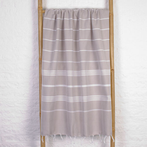 Hamamdoek saunadoek Ottomania standaard Grijs - Beige