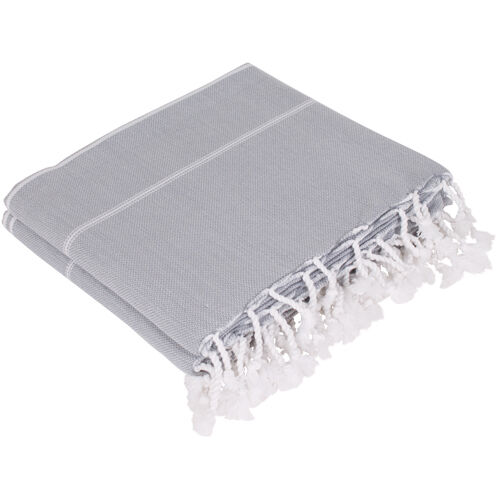 Hamamdoek saunadoek Ottomania standaard Grijs