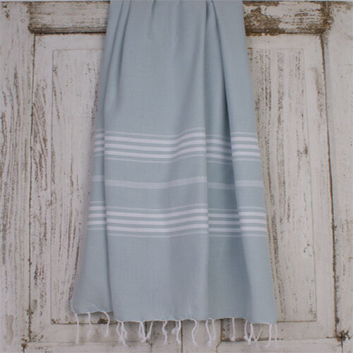 Hamamdoek saunadoek Ottomania extra lang  Zeegroen