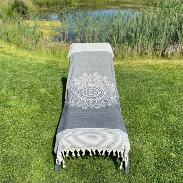 Hamamdoek Boho Black Beauty frontside