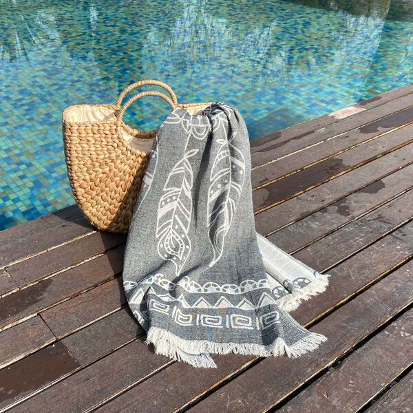 Hamamdoek saunadoek Dreamcatcher Black