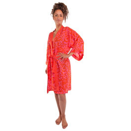 MIOTEQ Mannen katoenen badjas lichtgewicht met zakken zachte kimono knielengte badjassen voor spa en huis,Groen,M