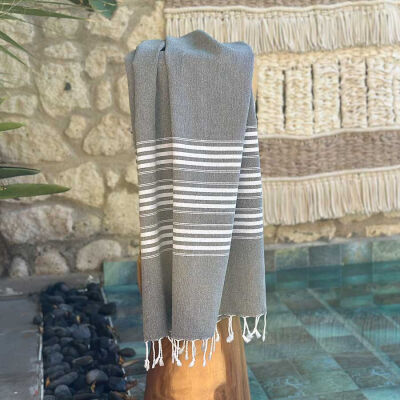 Hamamdoek Travel size 3 Grey