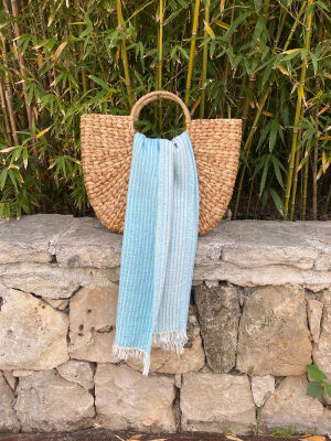 Hamamdoek Breton  Turquoise