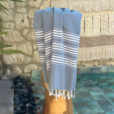 Hamamdoek saunadoek Travel  Dark Blue