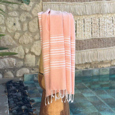 Hamamdoek saunadoek Travel  Peach