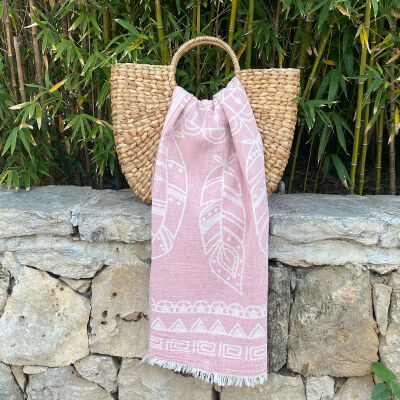 Hamamdoek saunadoek Dreamcatcher Powder Pink
