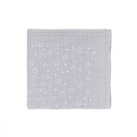 
Baby Muslin "Star" Grey
