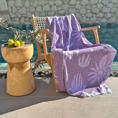 Hamamdoek Palm Beach Purple-Lilac