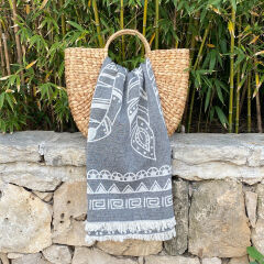 Hamamdoek saunadoek Dreamcatcher Black