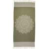 hamamdoek boho chive green frontside