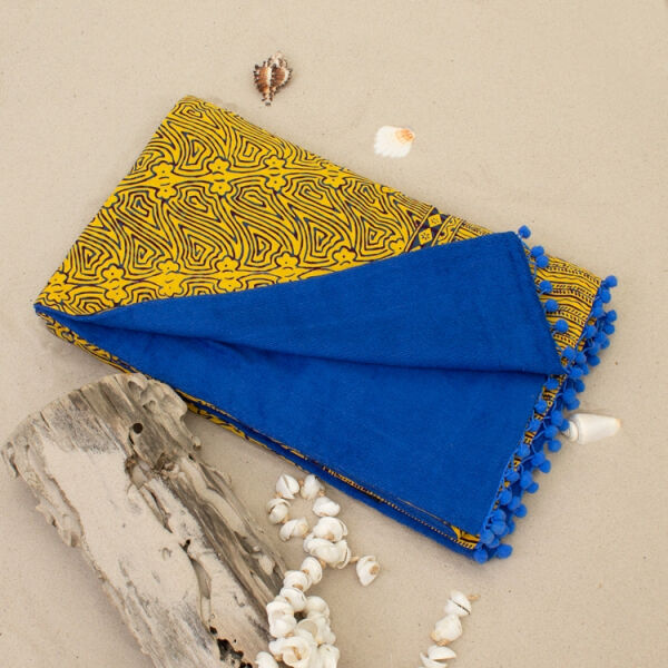 Batik Strandlaken My Sunshine motief en badstof