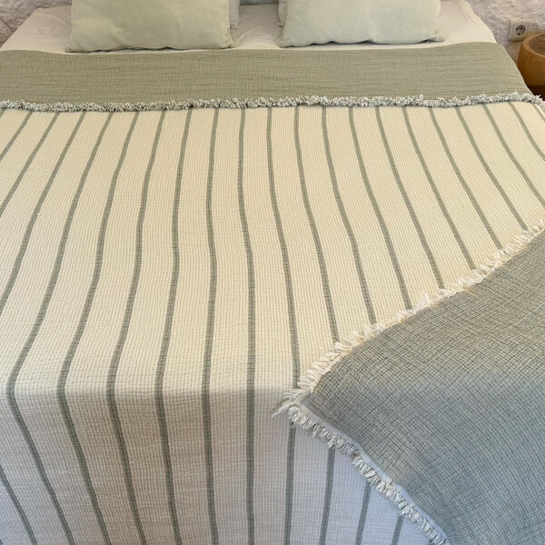 Couvre-lit  Mousseline 4 couches Green