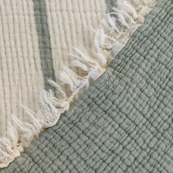 Couvre-lit  Mousseline 4 couches Green