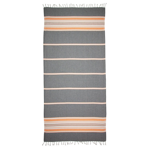 Fouta Sea Me Black-Orange
