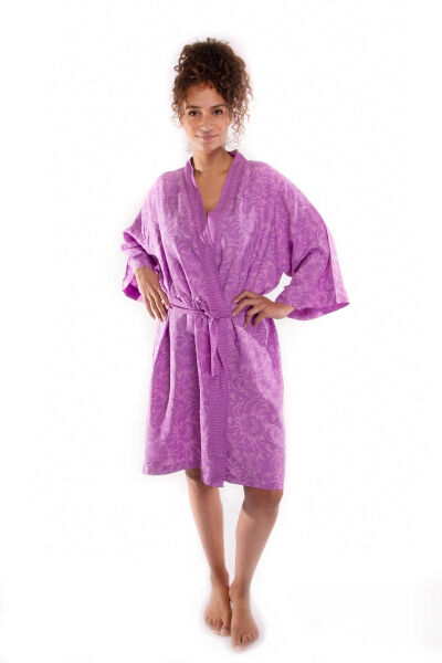 Kimono Balyy Batik Lilac Flower