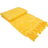 Fashion4wellness Hamam Strandlaken beachtowel Flowerbomb Yellow