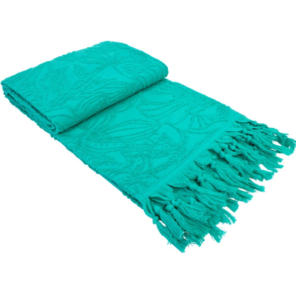 fashion4wellness Hamam Strandlaken beachtowel Flowerbomb Green