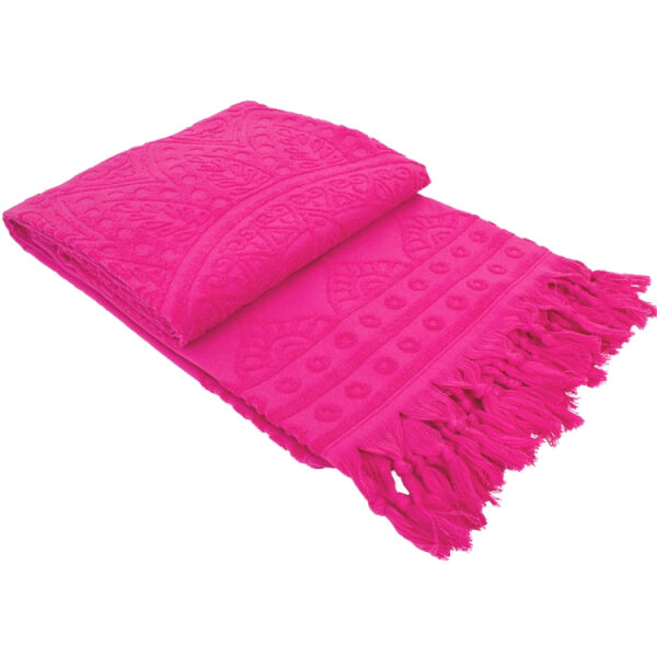 Fashion4wellness hamam strandlaken beachtowel Zennn Fuchsia