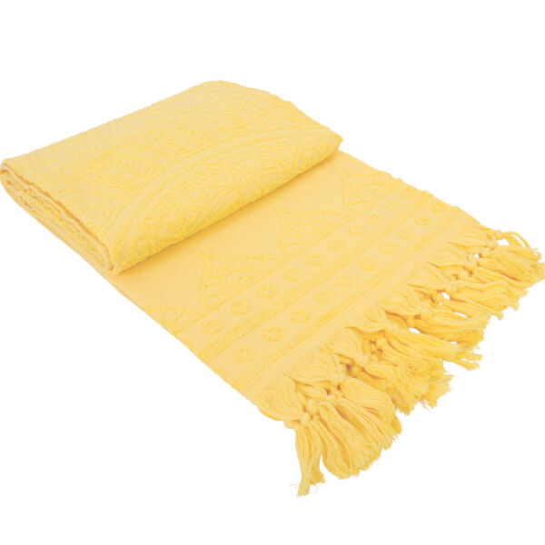 Serviette de plage hammam Zennn  Butter Yellow