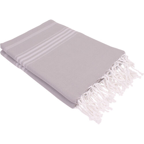 Fouta Ottomania extra lang  Licht Grijs