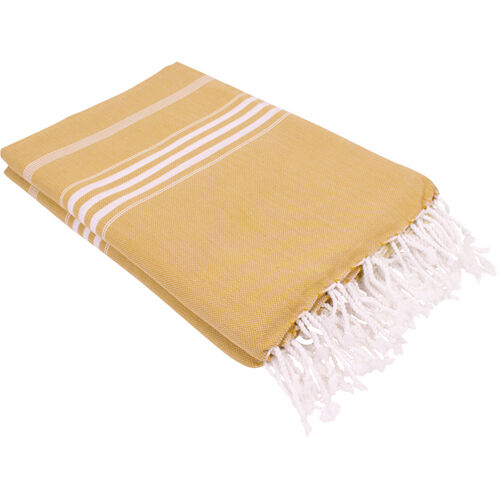 Fouta Ottomania extra lang  Mosterd