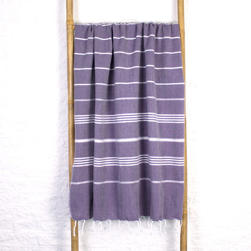 Grande serviette de hammam Ottomania XL  Donker Paars