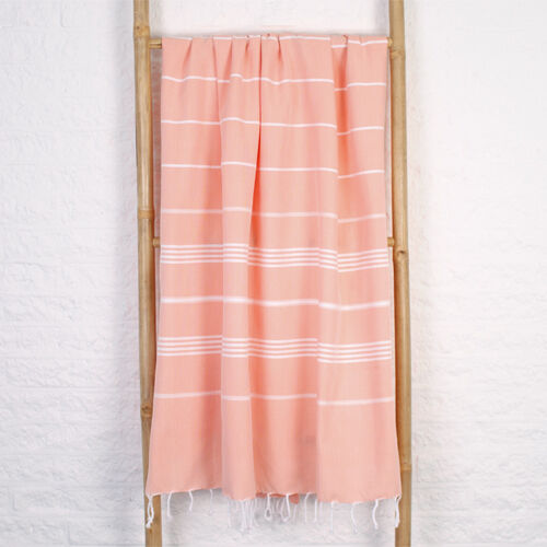 Grande serviette de hammam Ottomania XL  Donker Perzik