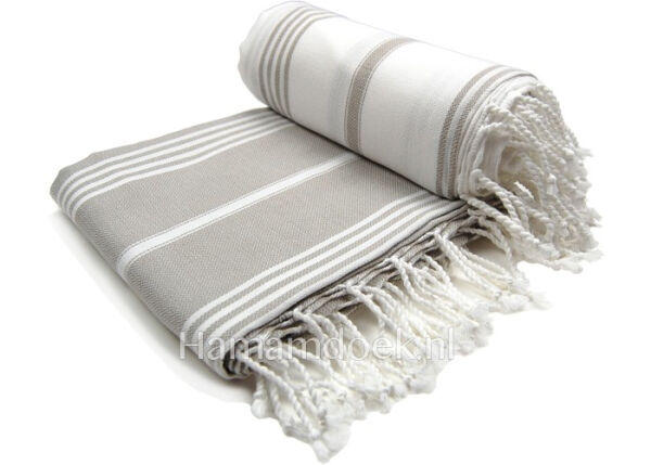 Fouta Ottomania standaard Grijs - Beige
