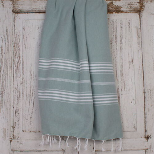 Fouta Ottomania extra lang  Grijs-groen