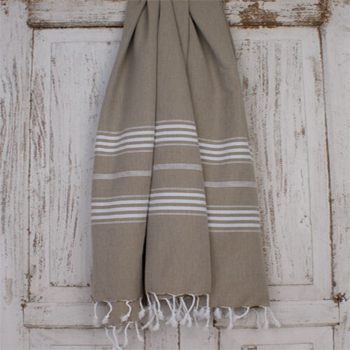 Fouta Ottomania extra lang  Olijfgroen