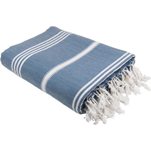 Grande serviette de hammam Ottomania XL Jeans Blauw