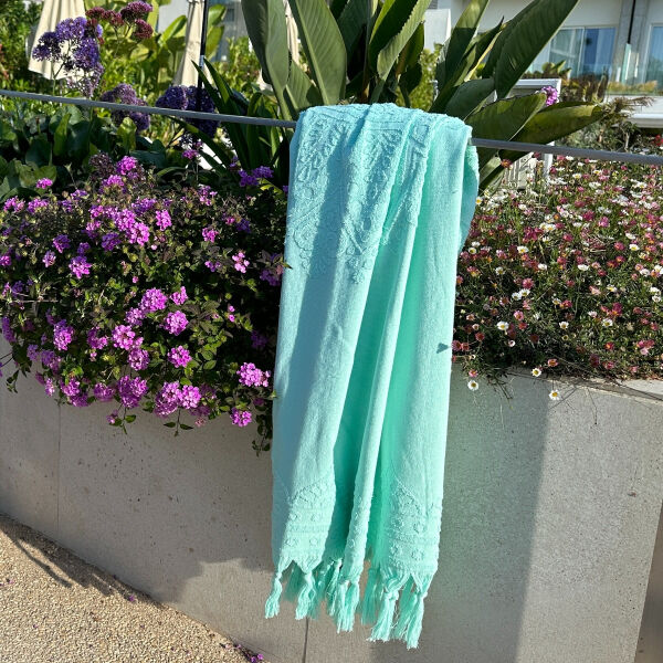 Serviette de plage hammam Zennn Mint Green
