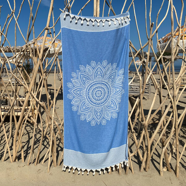 Fouta Boho Victoria Blue