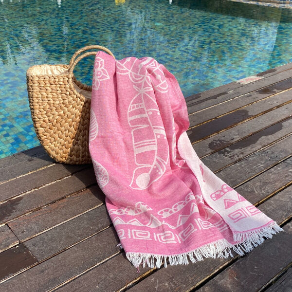 Fouta Dreamcatcher Pink