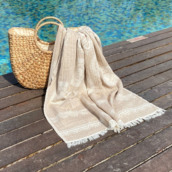Fouta Bohemia Beige
