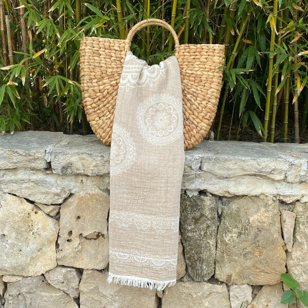 Fouta Bohemia Beige