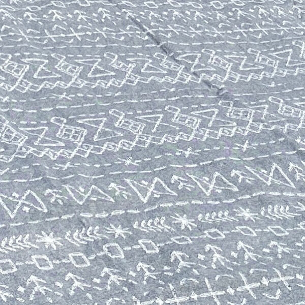 Grande serviette de hammam Mexica Dark Grey