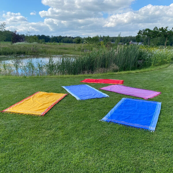 Serviette de plage Kikoy Bahamas Blauw