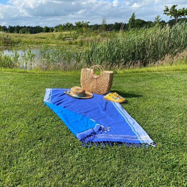 Serviette de plage Kikoy Bahamas Blauw